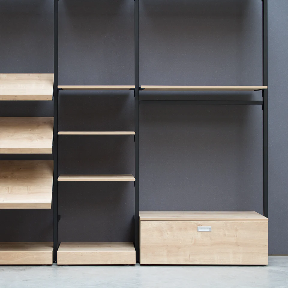 Staubox Ceres mit Griffmulde, Schubkastenschrank für Regalsystem - Image 5