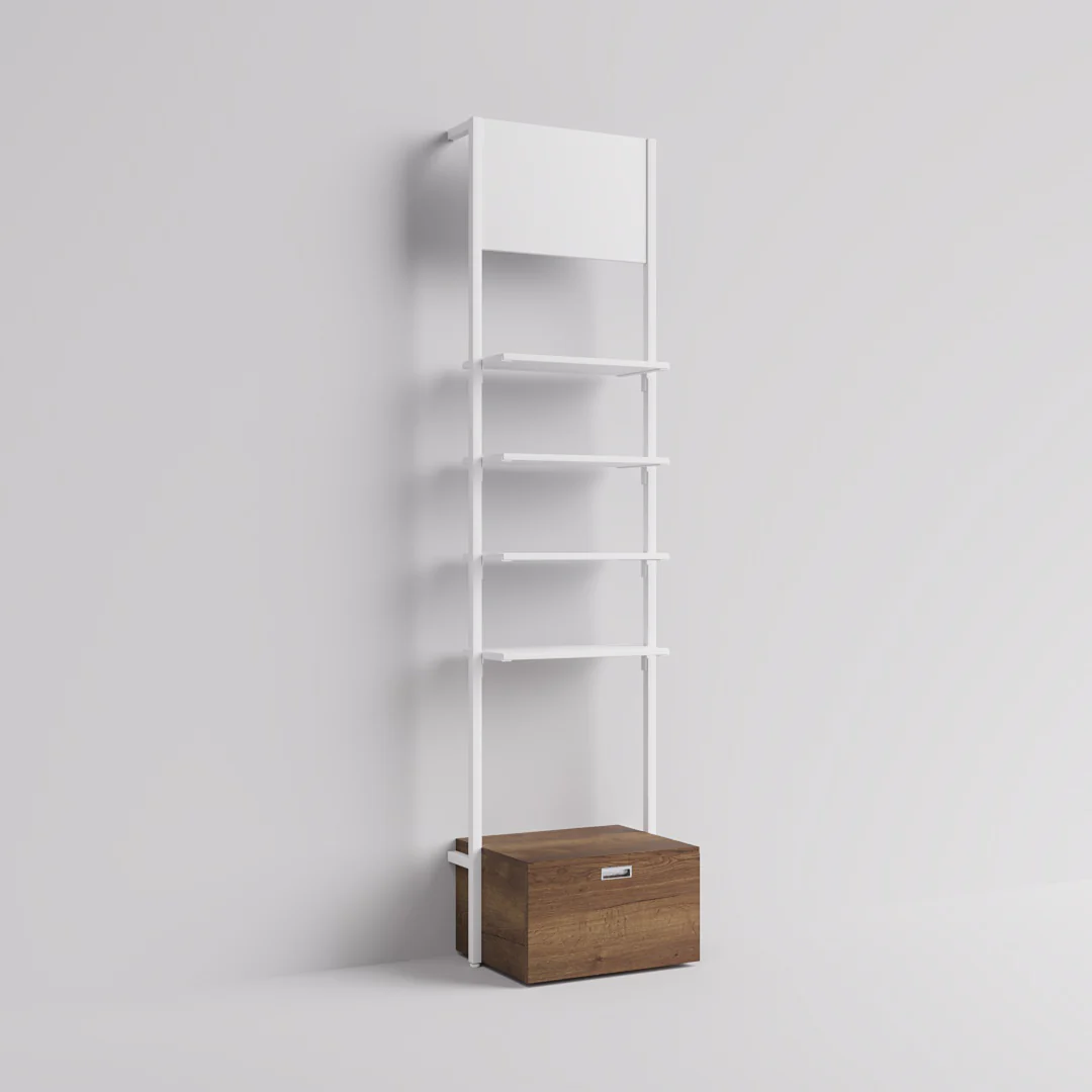 Staubox Cetus mit Griffmulde, Schubkastenschrank für Regalsystem - Image 4