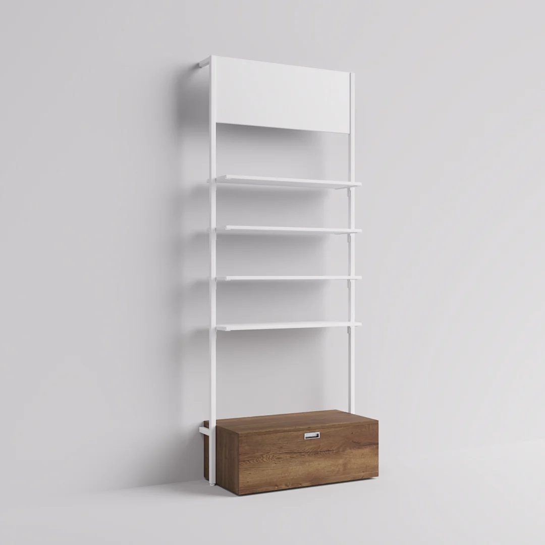 Staubox Cetus mit Griffmulde, Schubkastenschrank für Regalsystem - Image 6