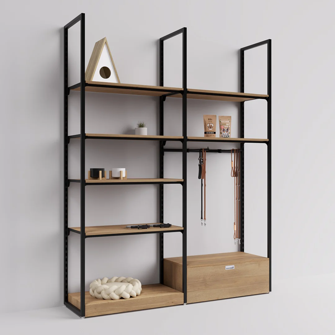 Ladenbausystem Addison Regalsystem, Tierbedarf, Style 3