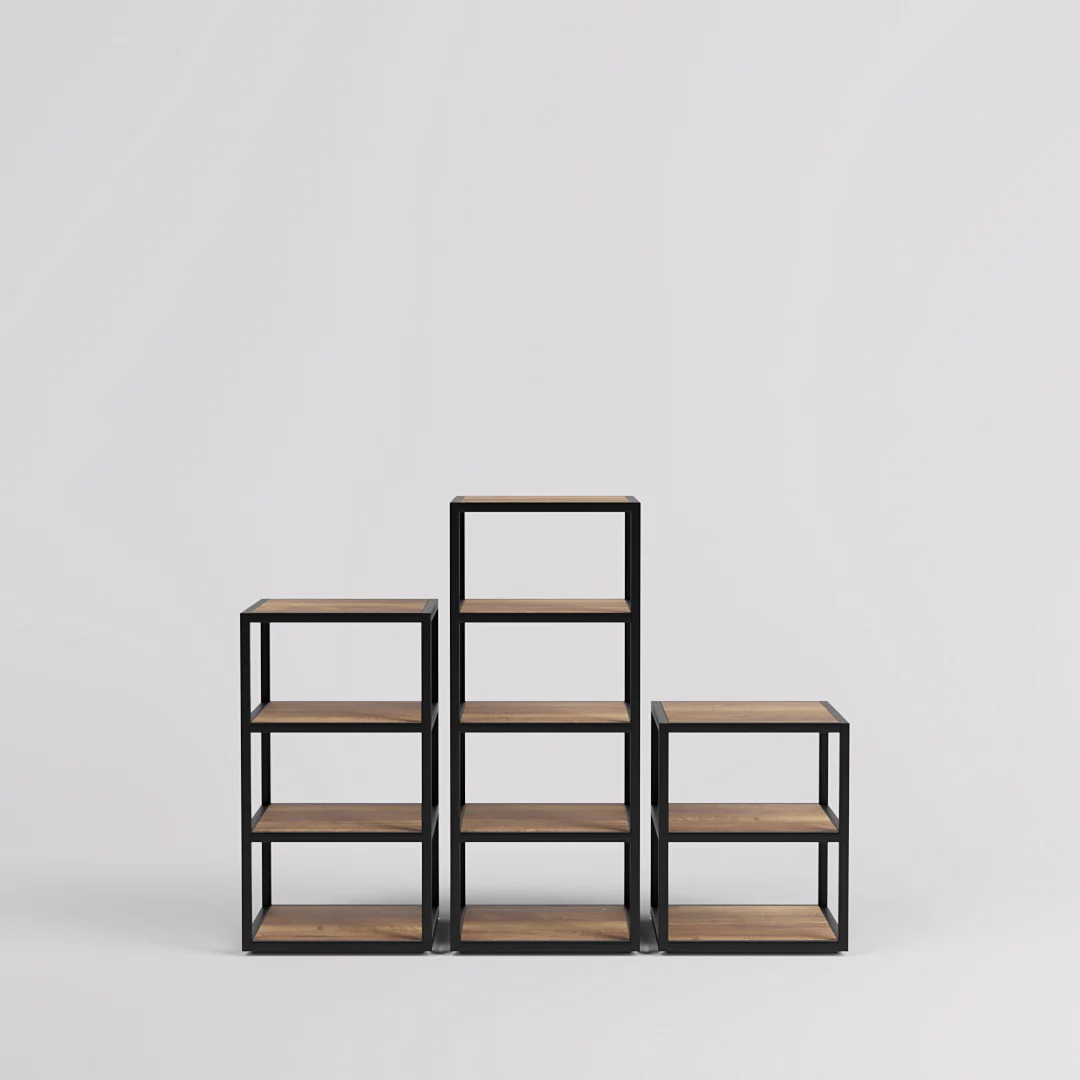 Verkaufstisch Fargo, mit Holzfachböden - Image 19