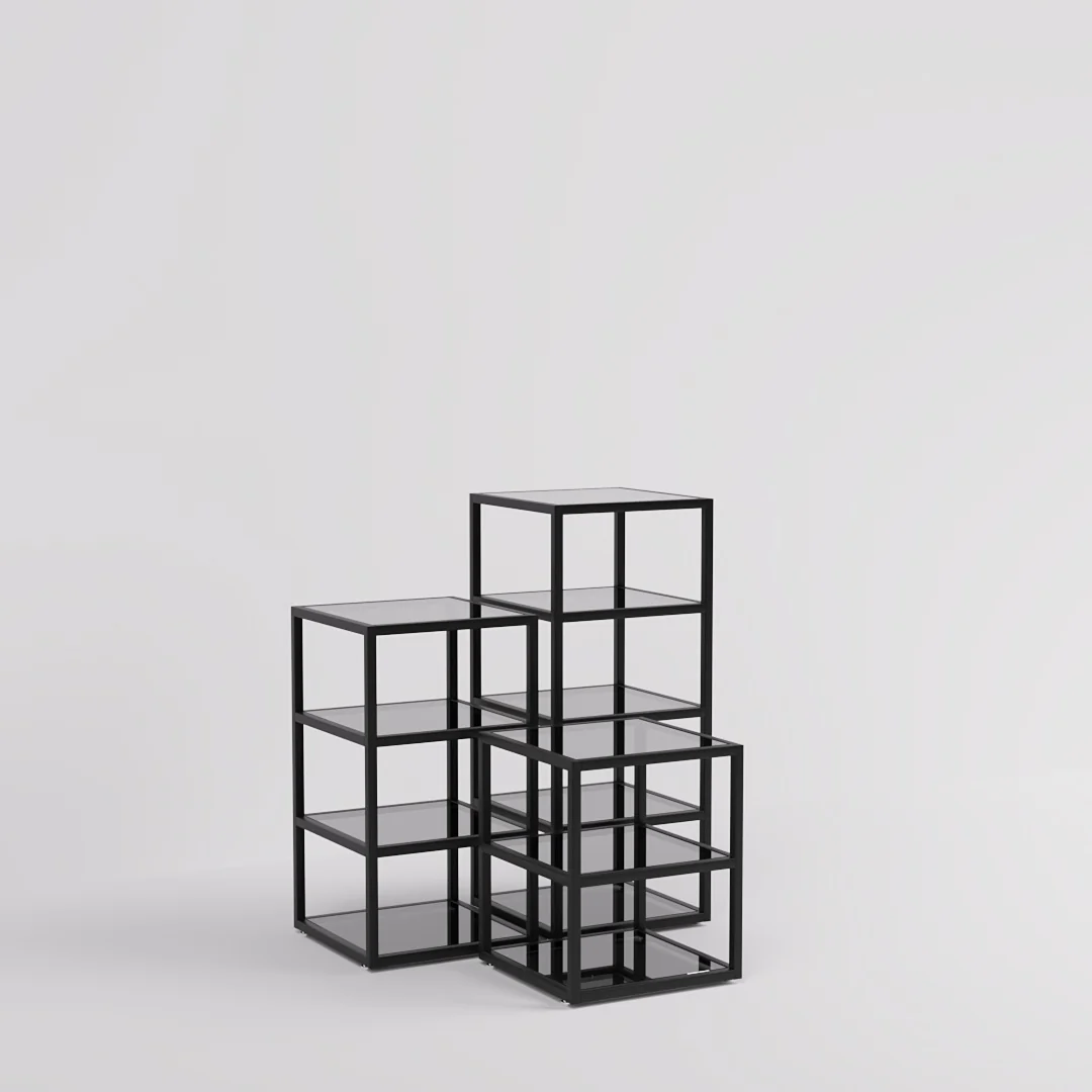 Verkaufstisch Fargo, mit Glasfachböden - Image 4