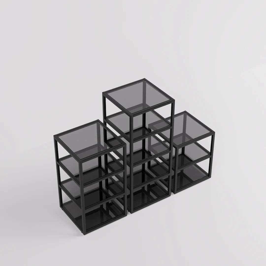 Verkaufstisch Fargo, mit Glasfachböden - Image 5
