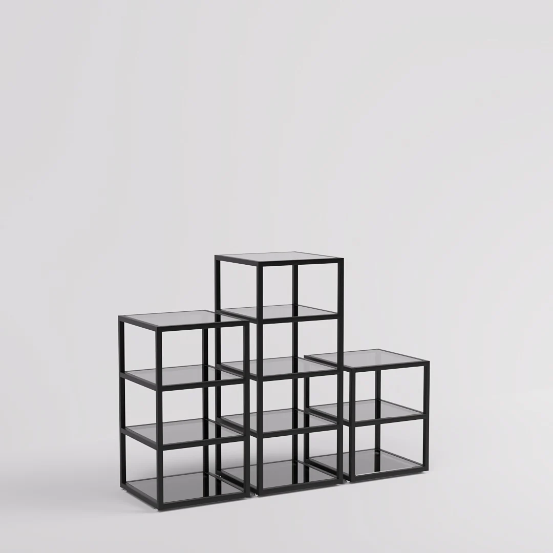 Verkaufstisch Fargo, mit Glasfachböden - Image 6