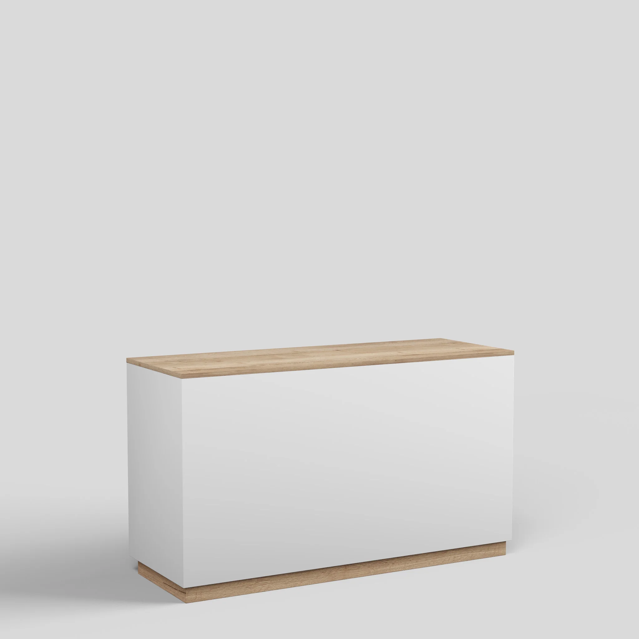 Verkaufstresen Java, weiß mit Holzdekor - Image 7