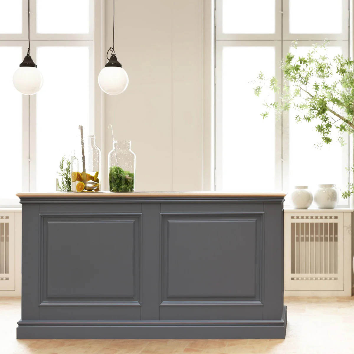 Verkaufstresen Vienna, Landhausstil, Massivholz - Image 3